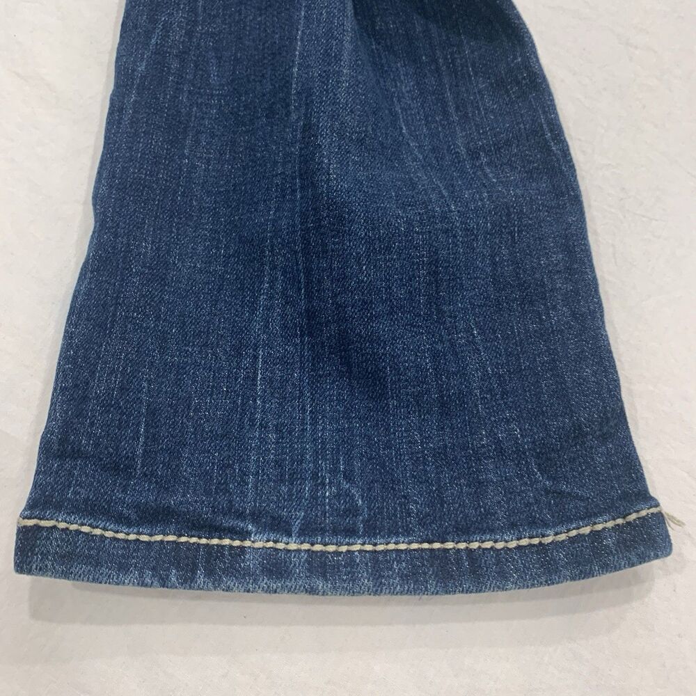 Daytrip Virgo Straight Fit Women’s 30R Med Wash Flat Pocket Stretch Distressed - Picture 11 of 16